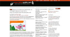 Desktop Screenshot of debatpublic.net